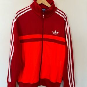 Adidas Bold Red and Orange Jacket